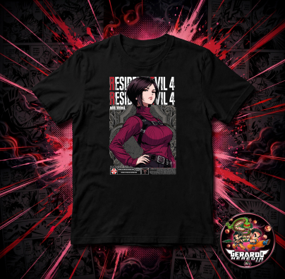 Resident Evil 4 Ada Wong Gaming T-Shirt - H-Art Edition