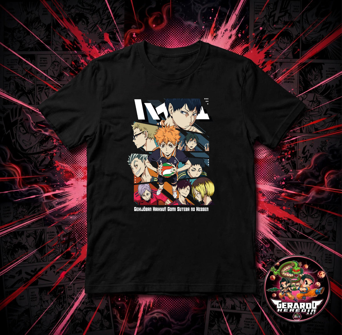 Haikyuu Movie Team Anime T-Shirt - H-Art Edition
