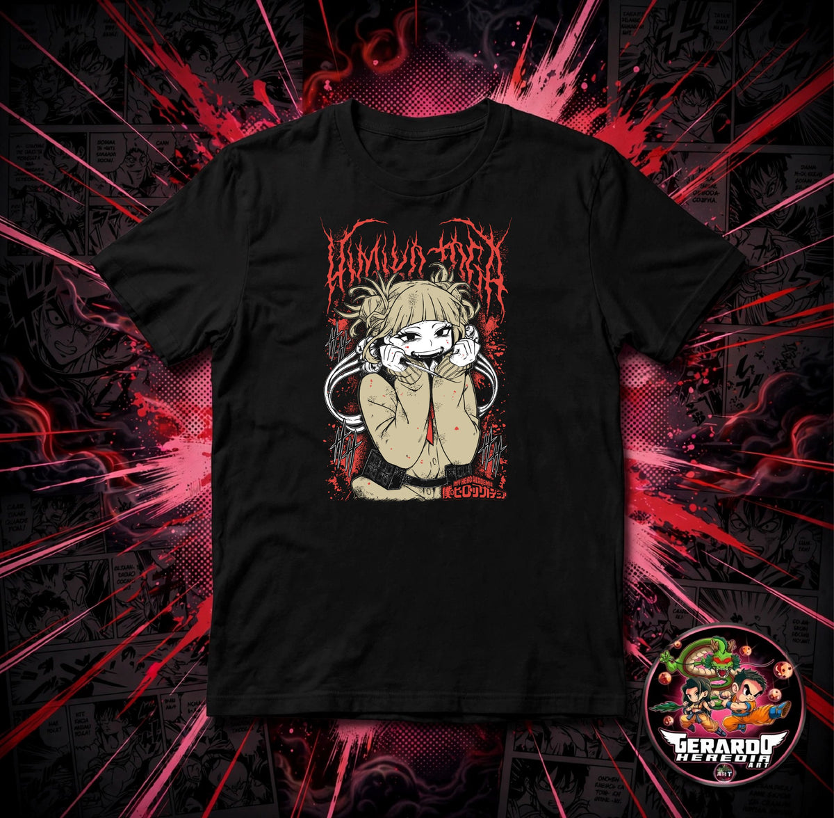 My Hero Academia Himiko Toga Anime T-Shirt - H-Art Edition