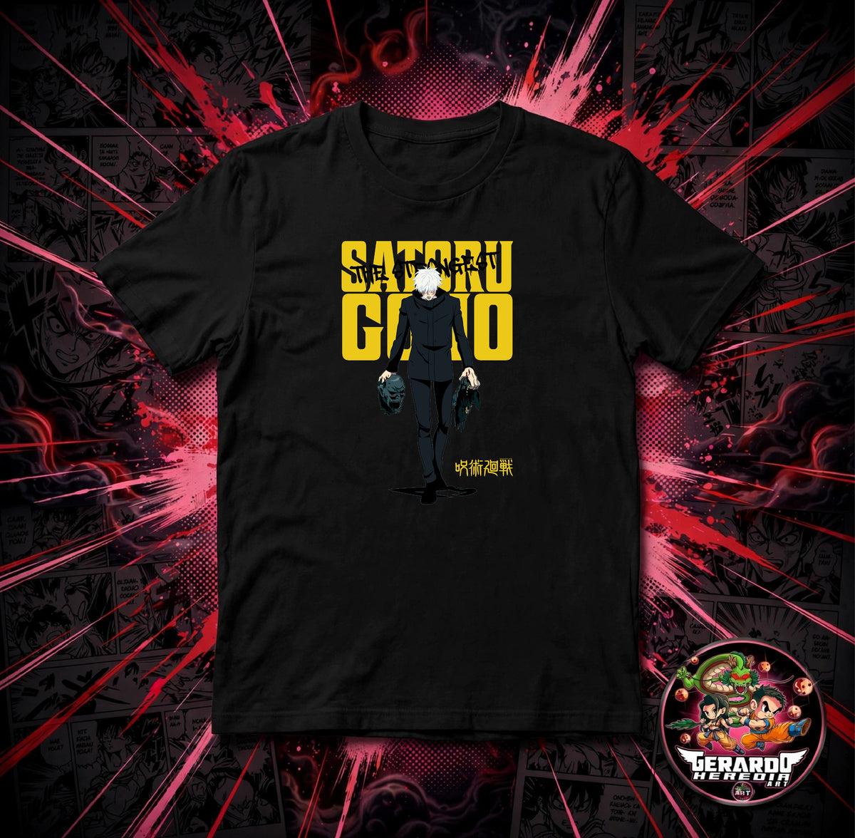 Jujutsu Kaisen Satoru Gojo The Strongest Anime T-Shirt - H-Art Edition