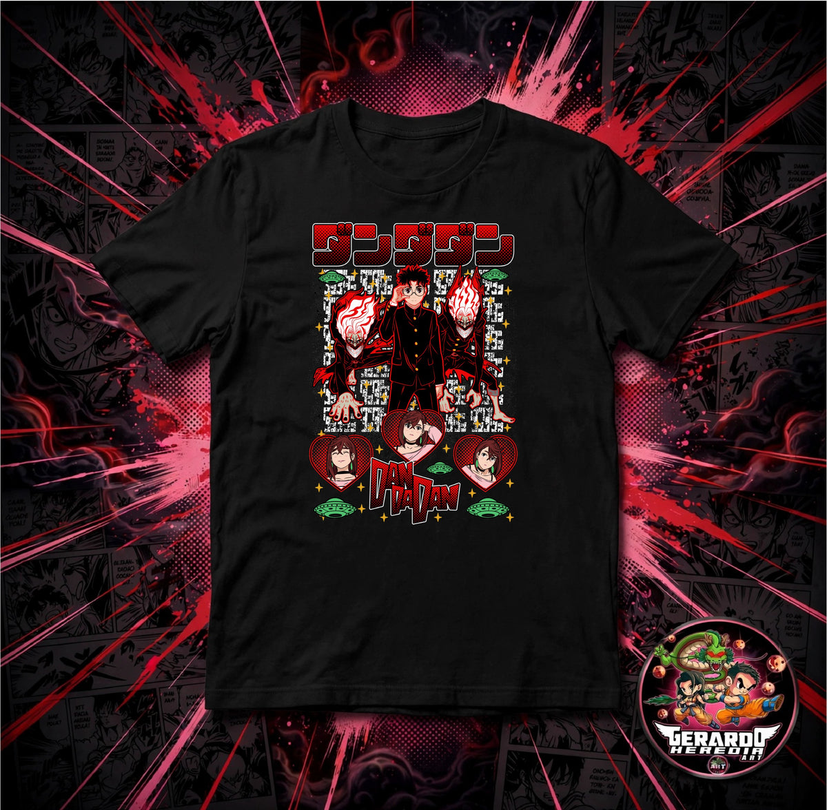 Dandadan Okarun Turbo Granny Anime T-Shirt - H-Art Edition