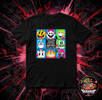 The 80s Bunch Retro Cartoon T-Shirt - H-Art Edition
