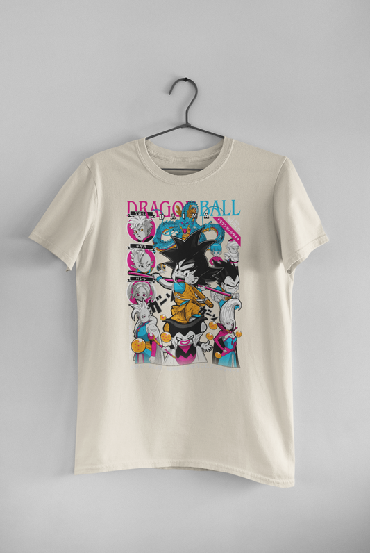 Dragon Ball DAIMA – Kid Goku – Dragon Balls Collage Design