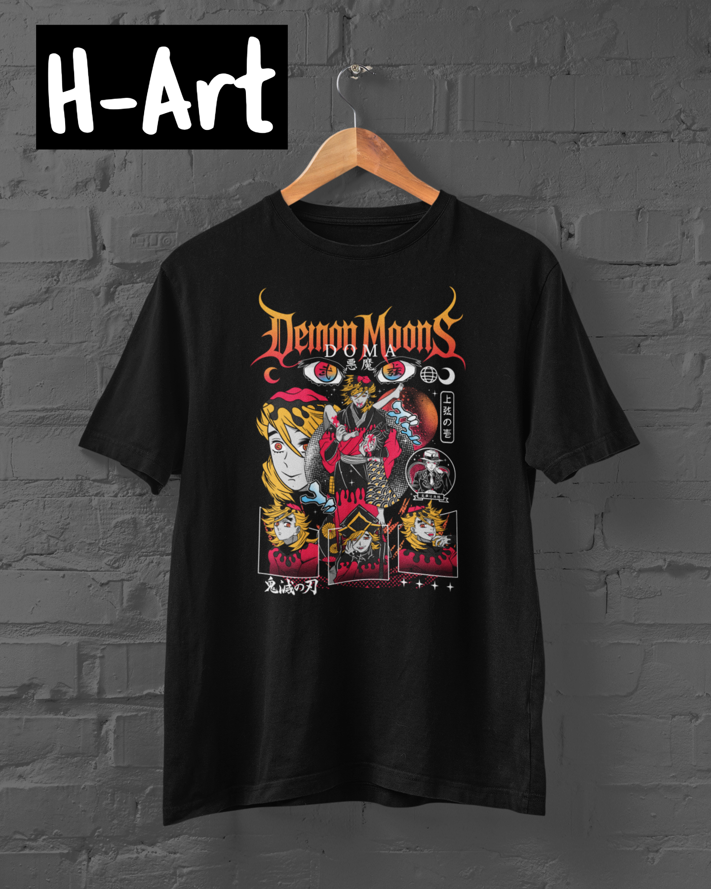 Kimetsu no Yaiba / Demon Slayer T-Shirt/ Demon Moons