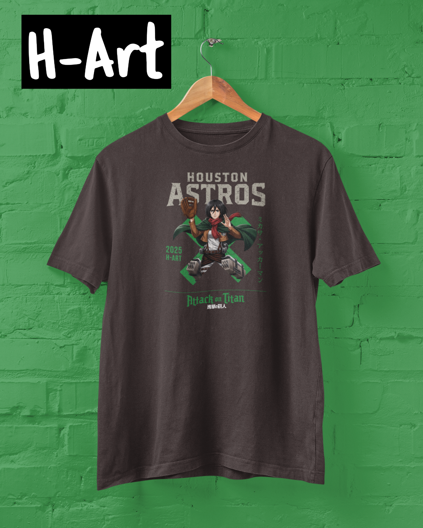 Houston-Mikasa Attack on Titan Special by H-Art