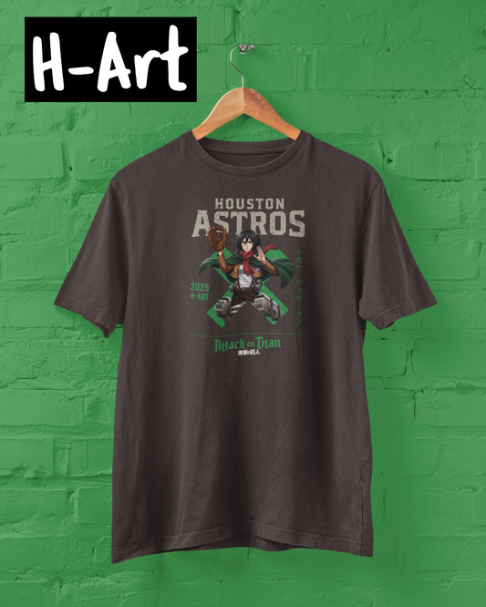 Houston-Mikasa Attack on Titan Special by H-Art