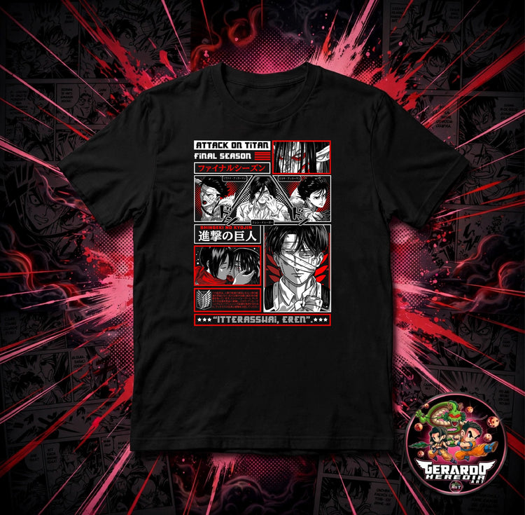Attack on Titan anime t-shirts collection