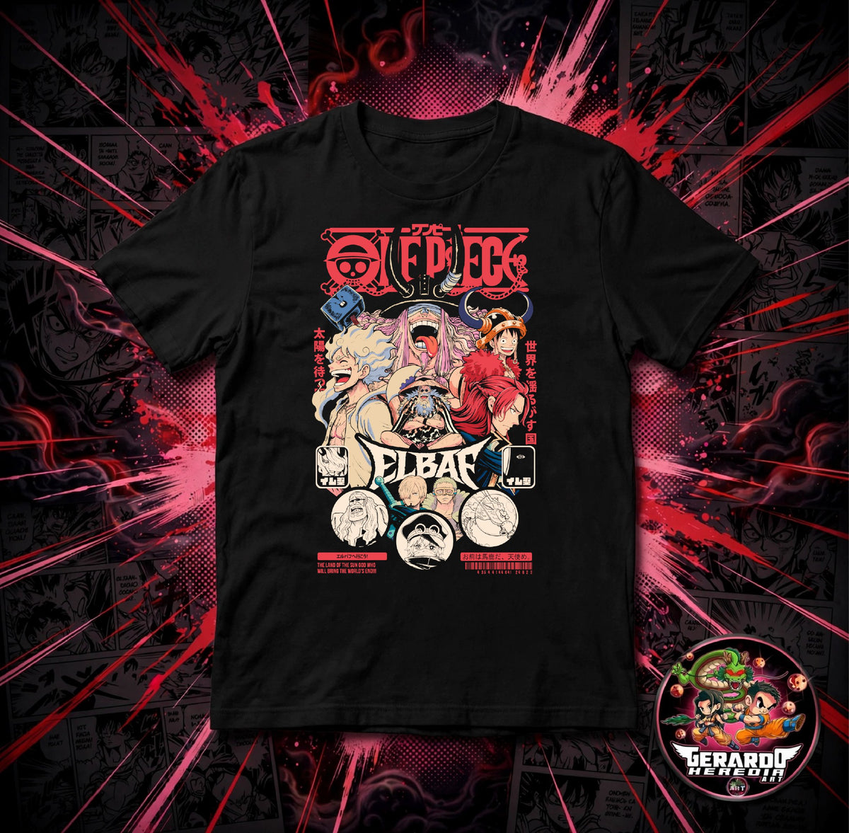 One Piece Elbaf Group Anime T-Shirt - H-Art Edition