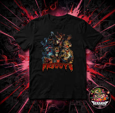 Five Nights at Freddy's Horror Game T-Shirt - H-Art Edition