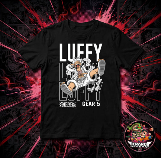 One Piece Luffy Gear 5 Laugh Anime T-Shirt - H-Art Edition
