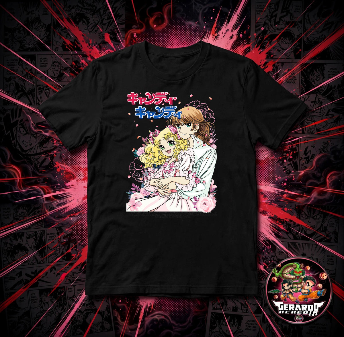 Candy Candy Anthony Retro Anime T-Shirt - H-Art Edition