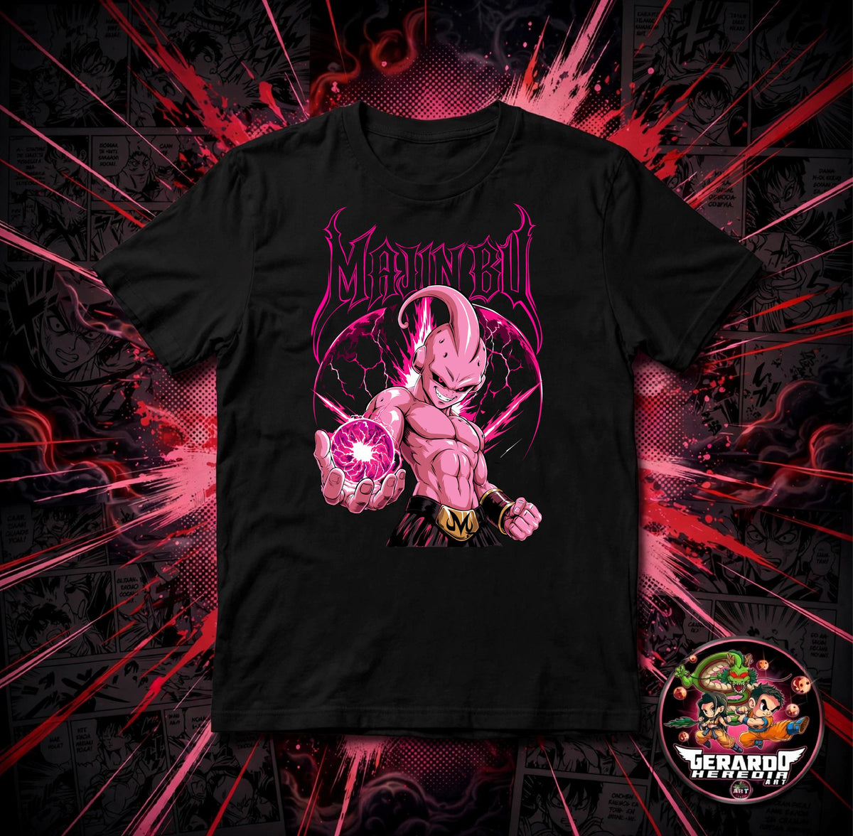 Dragon Ball Majin Buu Kid Anime T-Shirt - H-Art Edition