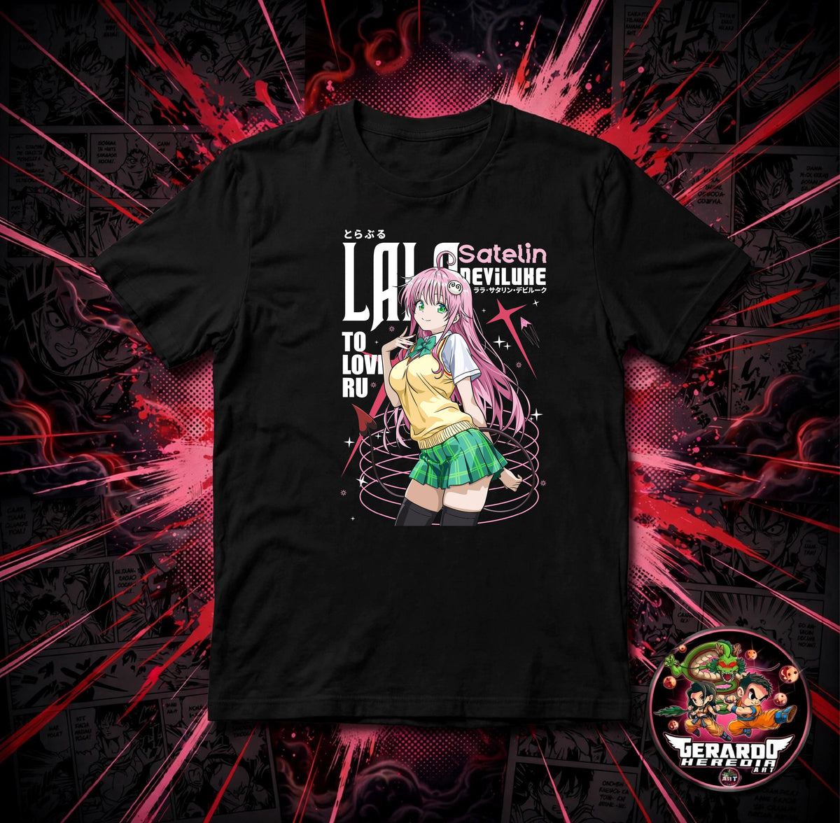 To Love Ru Lala Satalin Deviluke Anime T-Shirt - H-Art Edition