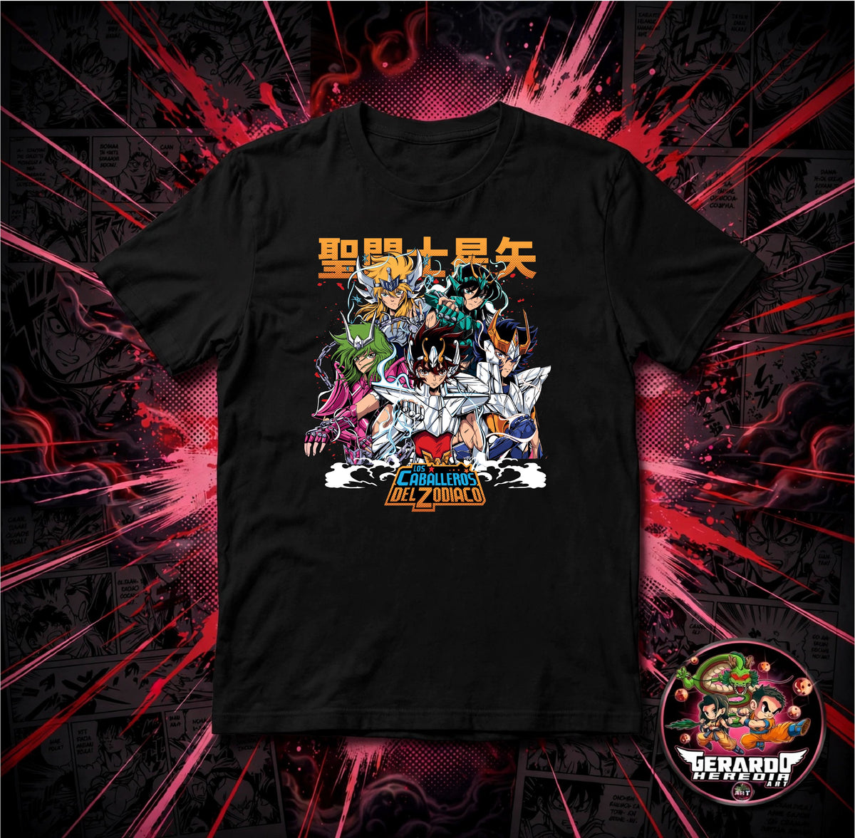 Saint Seiya Knights of the Zodiac Anime T-Shirt - H-Art Edition