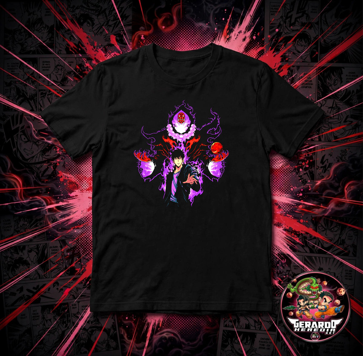 Mob Psycho 100 Anime T-Shirt - H-Art Edition
