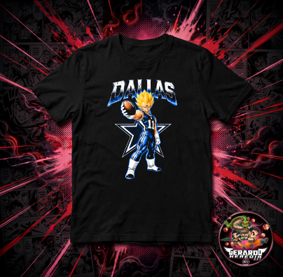 Dallas Vegeta Football Anime T-Shirt - H-Art Edition