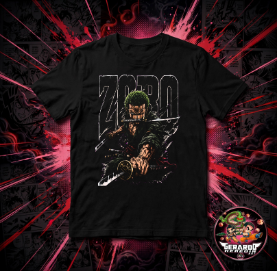 One Piece Zoro Anime T-Shirt - H-Art Edition