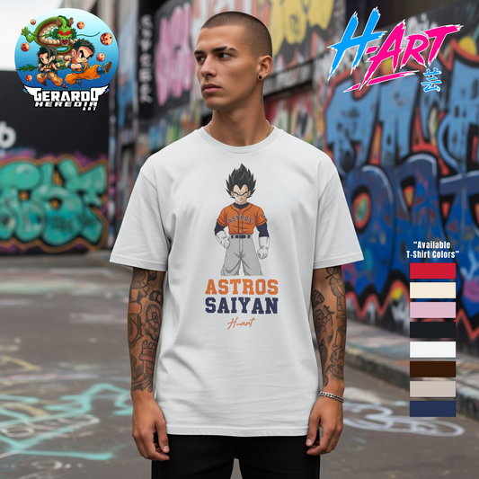 Astros Saiyan T-Shirt – Houston Pride & Power ⚾