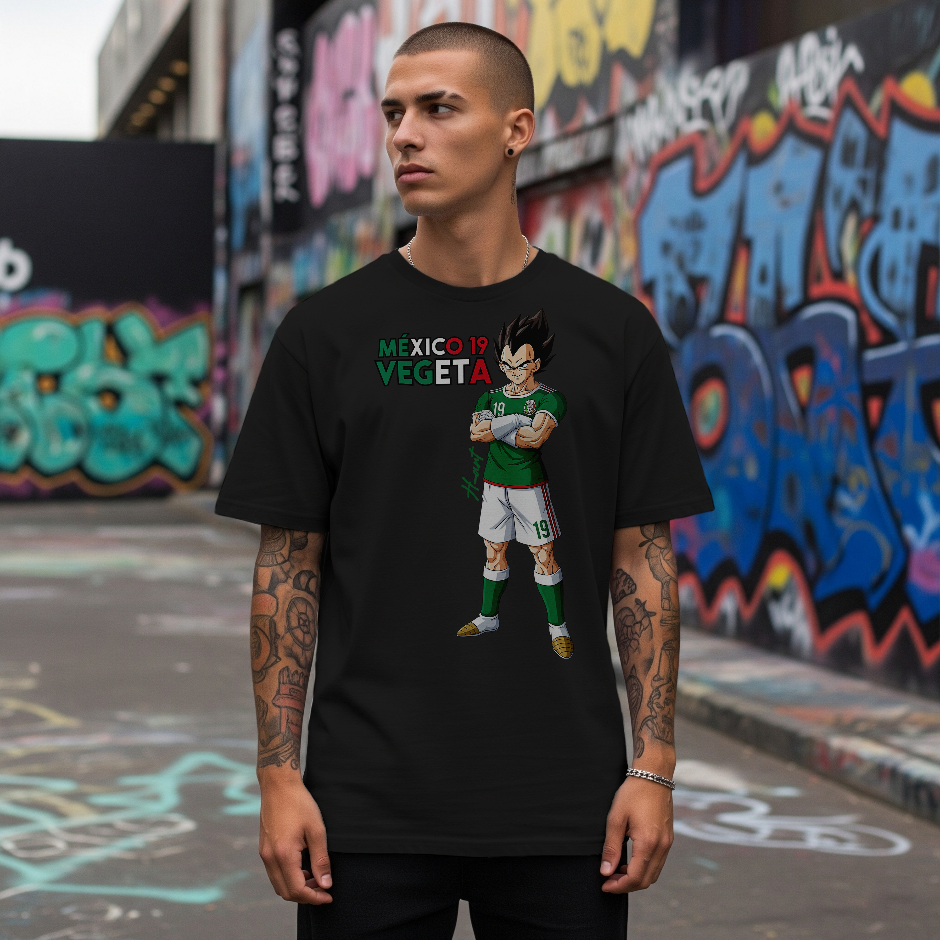Playera Vegeta México 19 – Orgullo Saiyajin 🇲🇽
