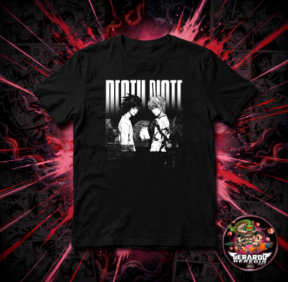 Death Note L and Light Anime T-Shirt - H-Art Edition