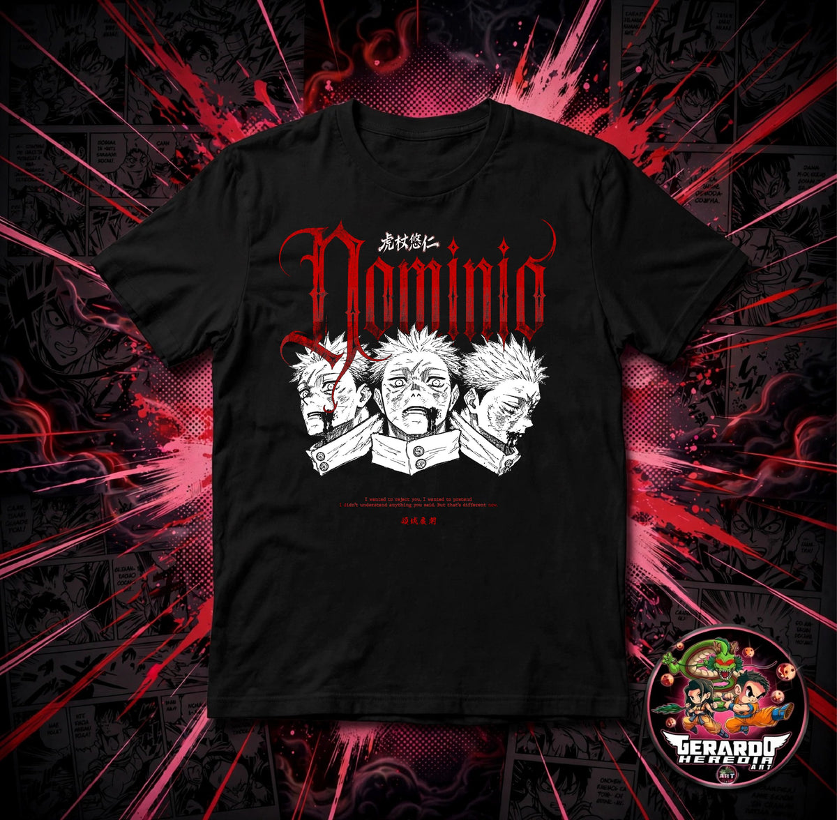 Jujutsu Kaisen Domain Anime T-Shirt - H-Art Edition