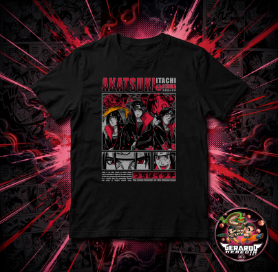 Naruto Akatsuki Itachi Anime T-Shirt - H-Art Edition