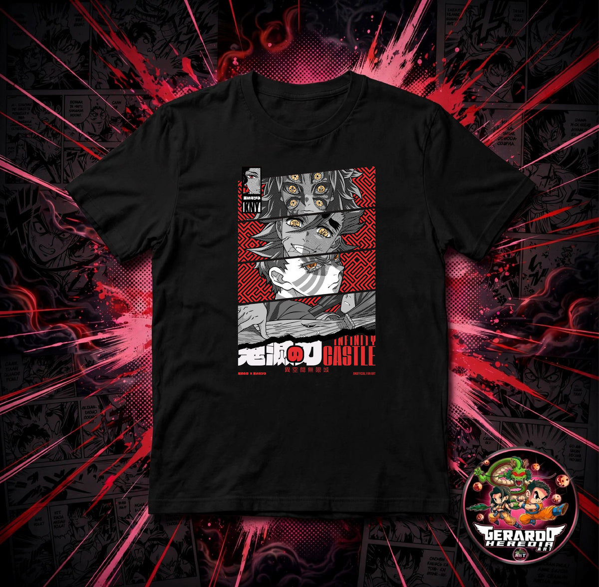 Demon Slayer Infinity Castle Anime T-Shirt - H-Art Edition