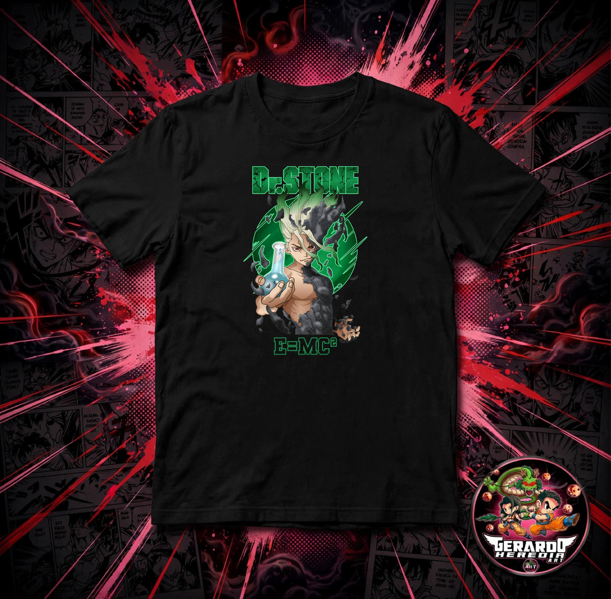 Dr Stone Senku Anime T-Shirt - H-Art Edition