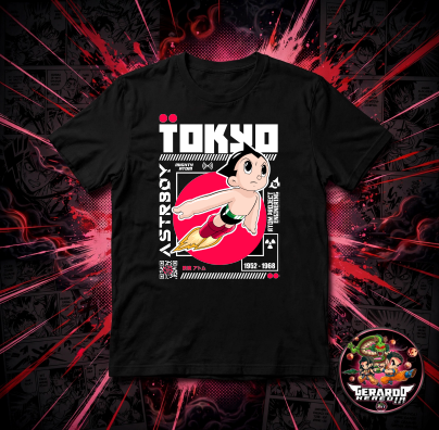 Astro Boy Tokyo Retro Anime T-Shirt - H-Art Edition