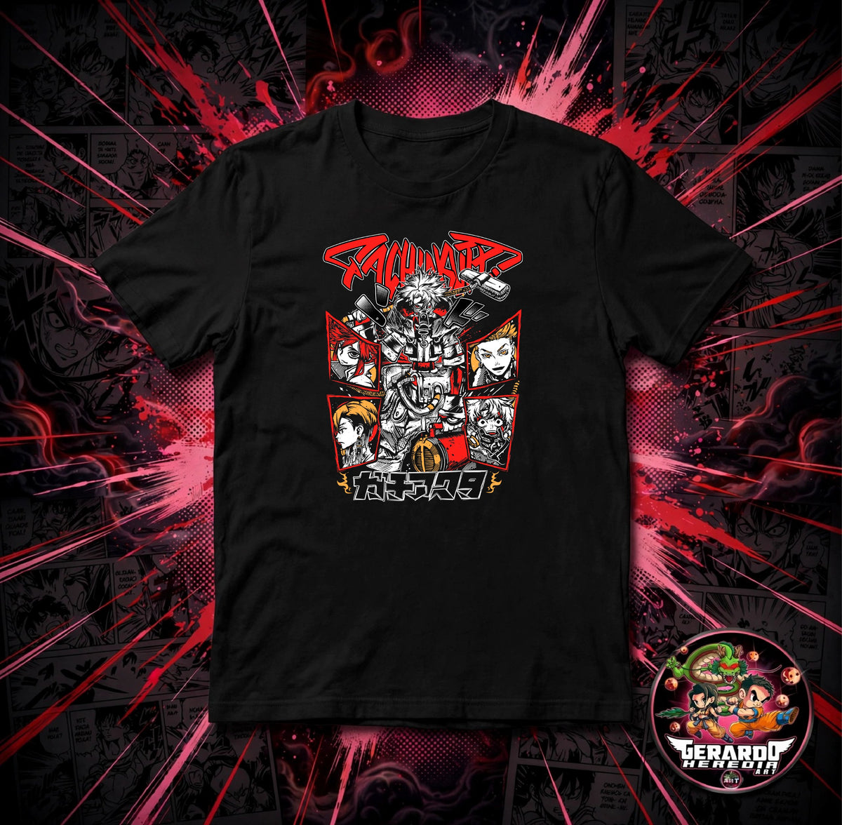 Gachiakuta Crew Anime T-Shirt - H-Art Edition