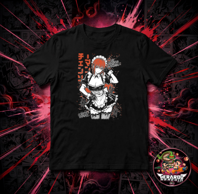 Chainsaw Man Maid Anime T-Shirt - H-Art Edition