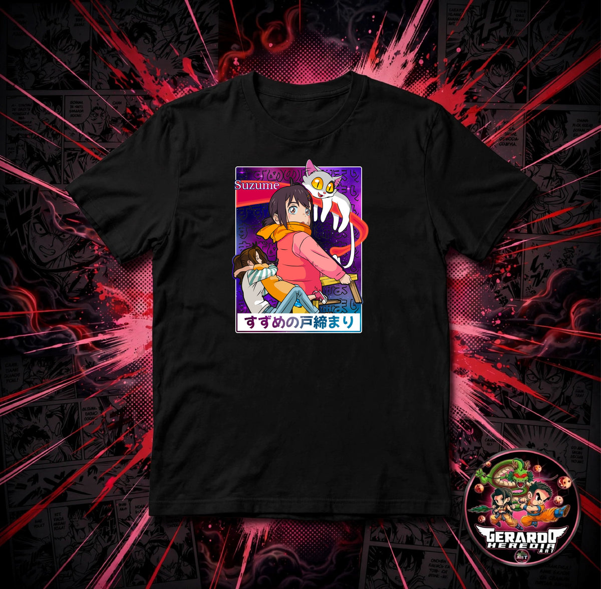 Suzume Anime T-Shirt - H-Art Edition