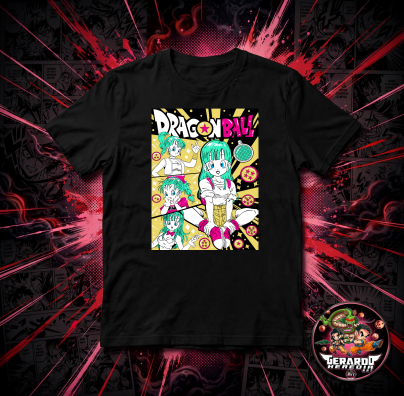 Dragon Ball Bulma Anime T-Shirt - H-Art Edition