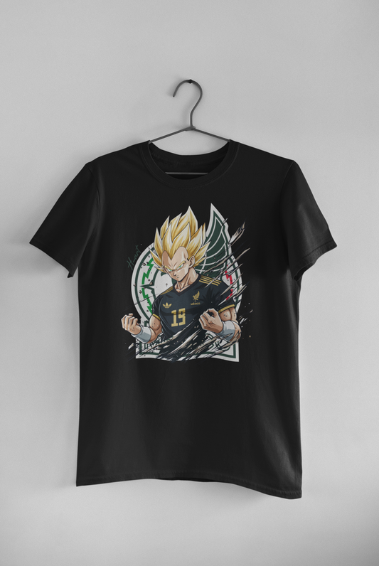 Vegeta Selección México – Saiyan Pride  (Vegeta con jersey de la selección mexicana)