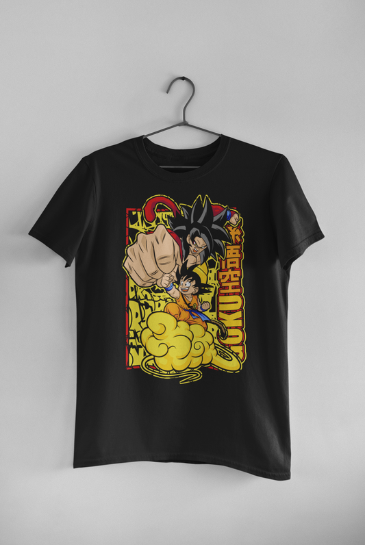 Dragon Ball Graphic-goku flyng nimbus