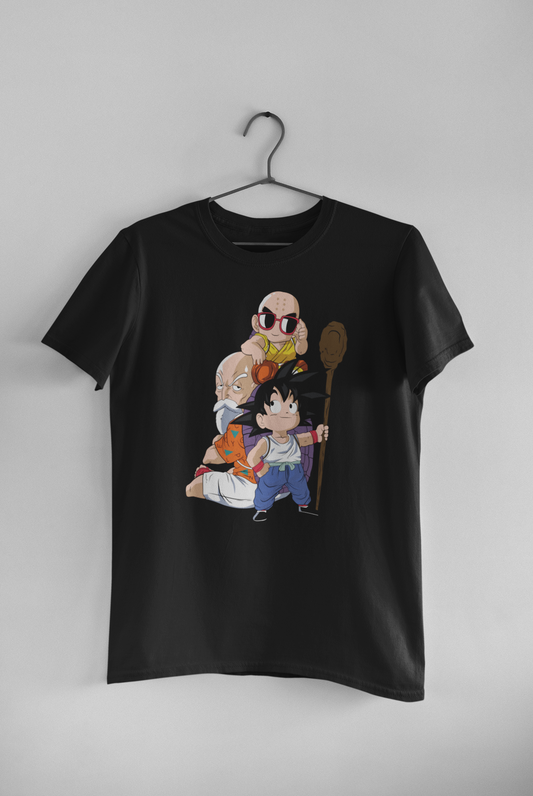 Dragon Ball Graphic-goku-master roshi-krillin