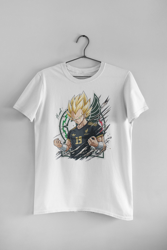 Vegeta Selección México – Saiyan Pride  (Vegeta con jersey de la selección mexicana)