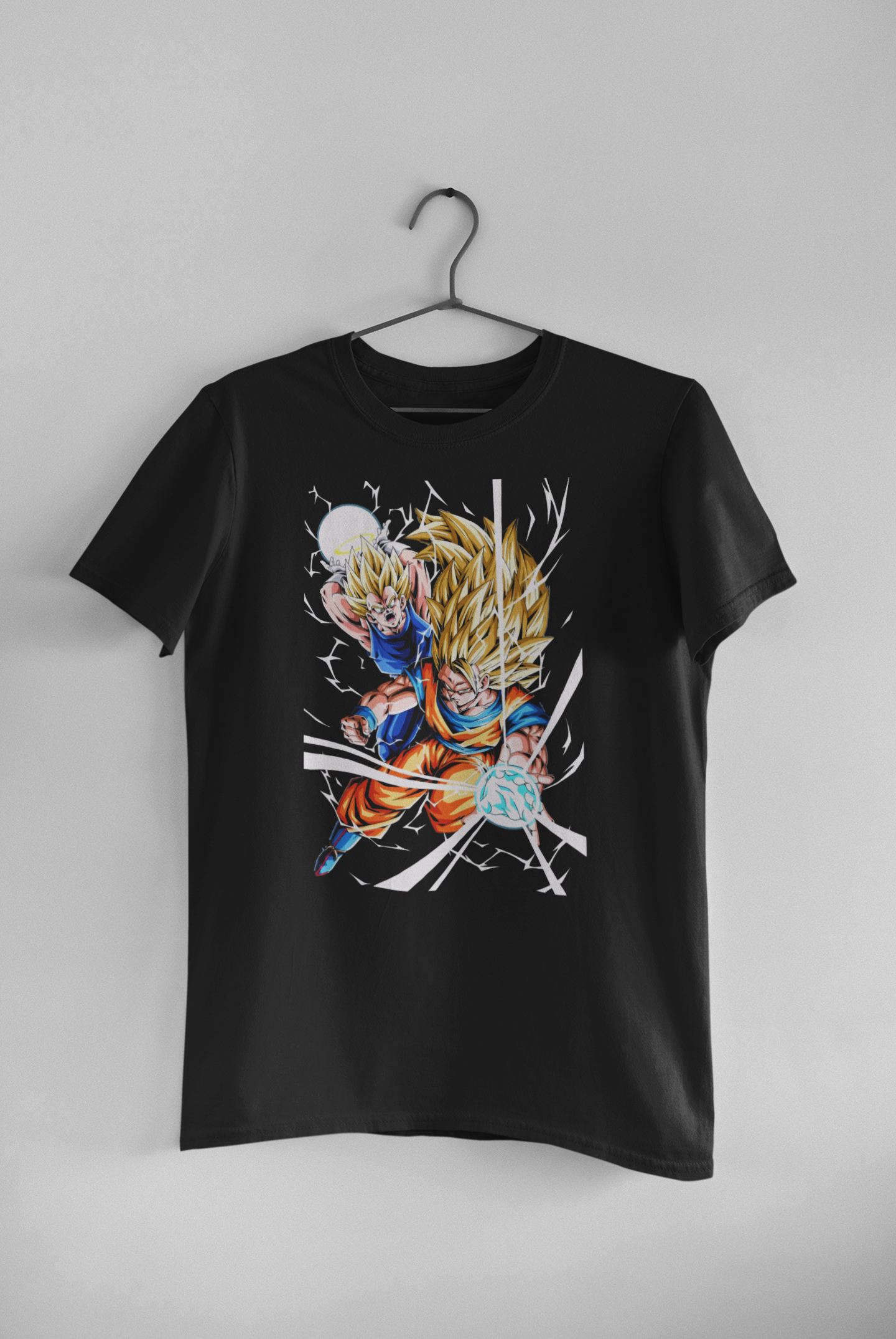 T-Shirt Dragon Ball-Goku SSJ3 Vegeta SSJ2