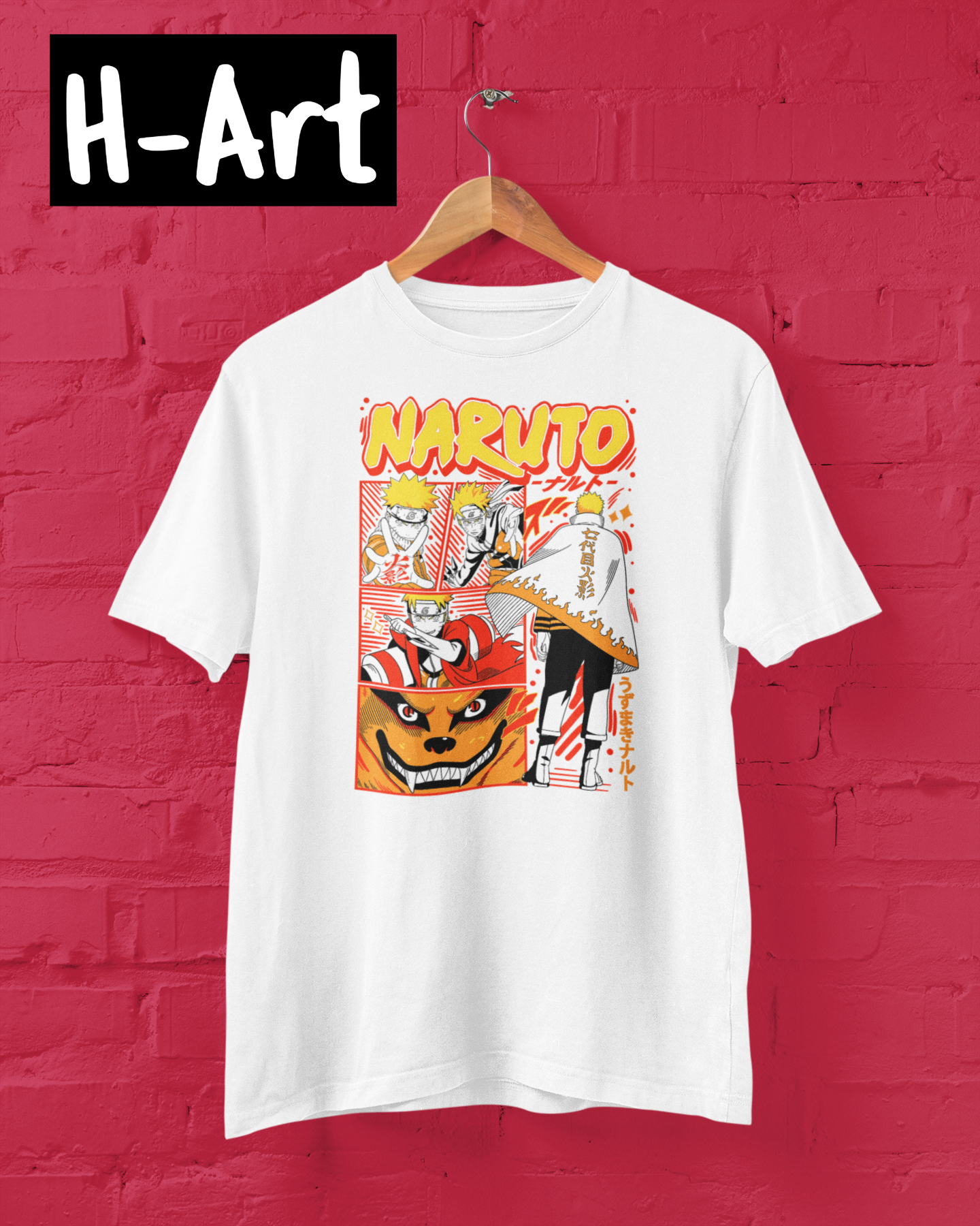 Naruto Evolution T-Shirt – The Path of the Hokage