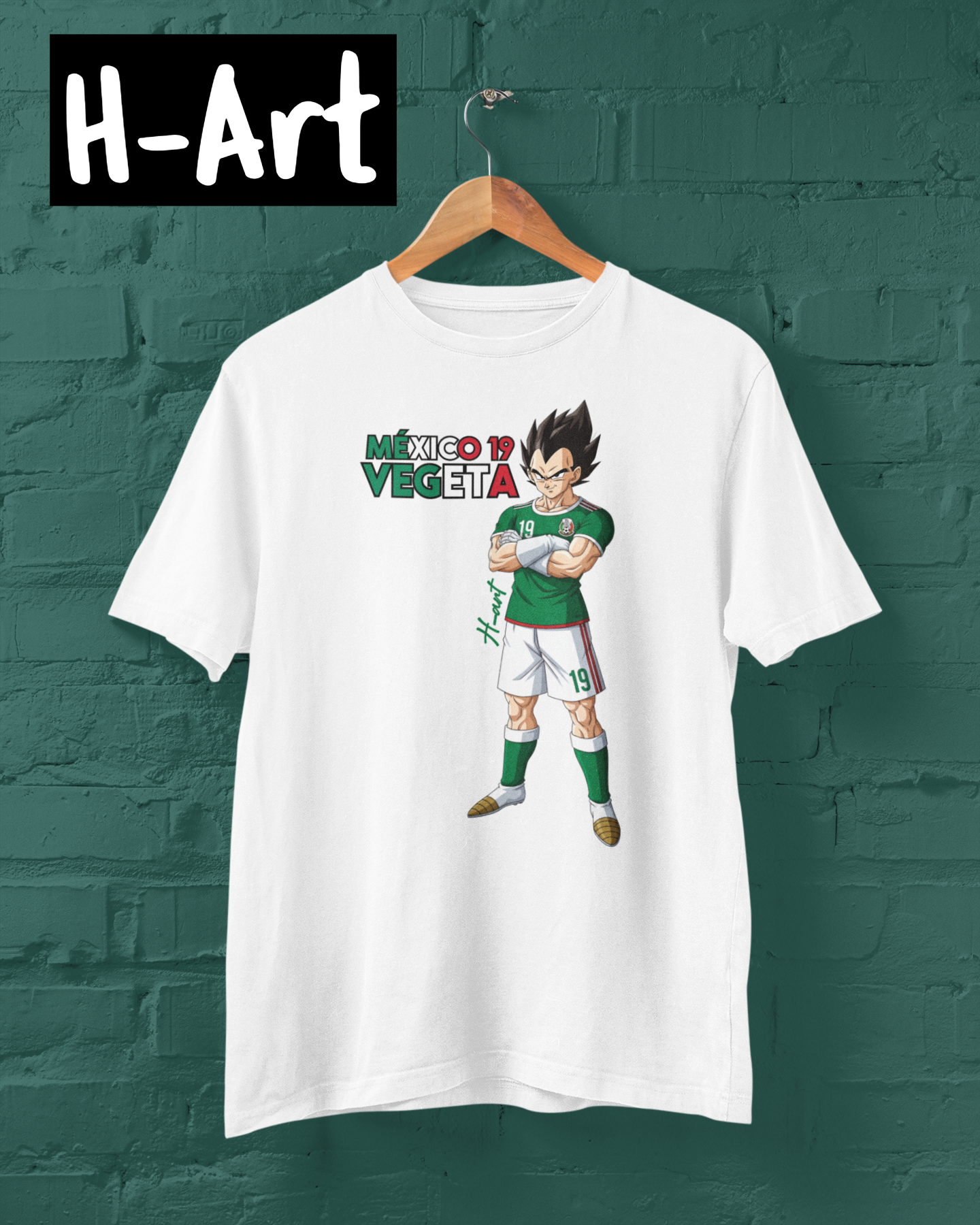Playera Vegeta México 19 – Orgullo Saiyajin 🇲🇽
