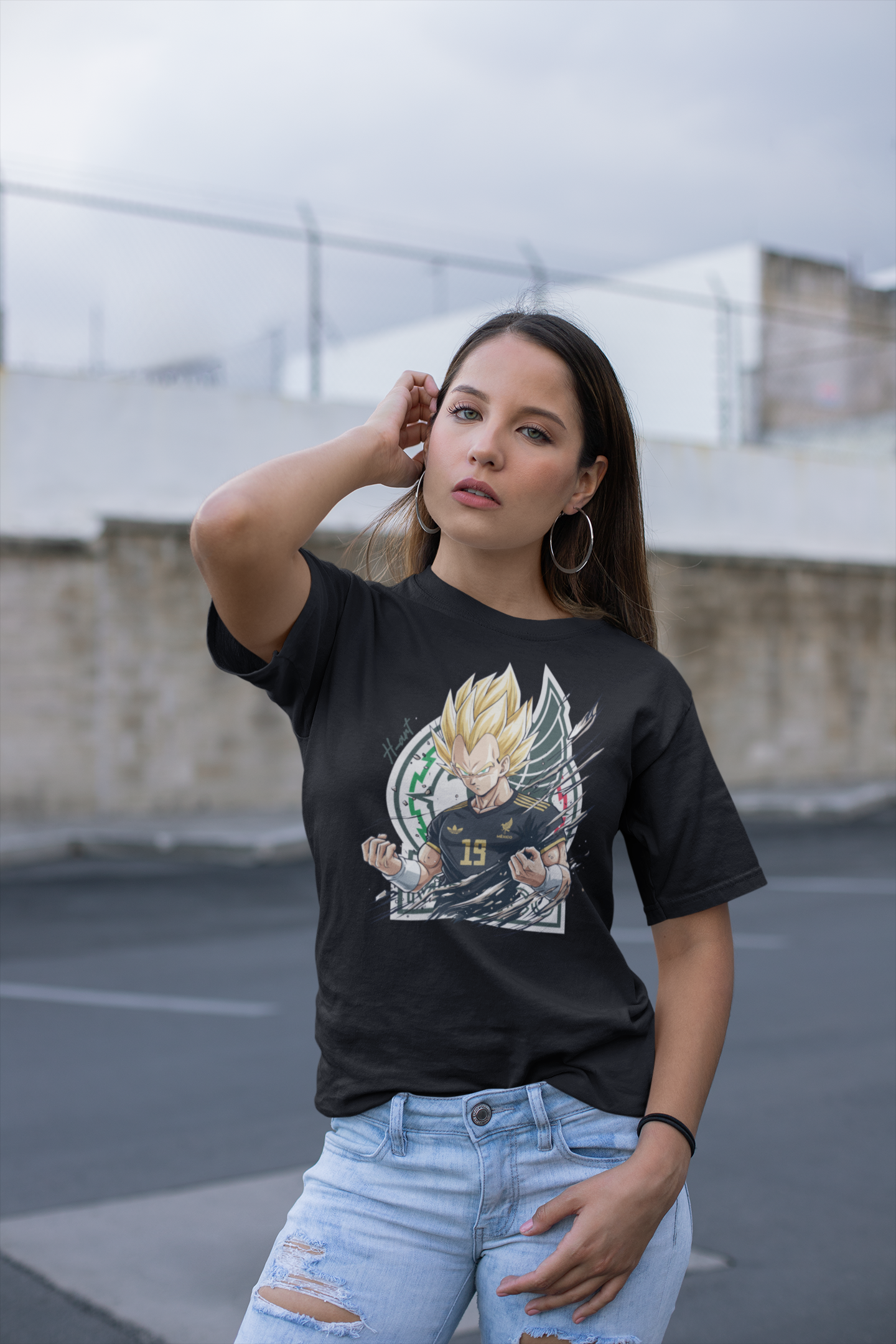 Vegeta Selección México – Saiyan Pride  (Vegeta con jersey de la selección mexicana)